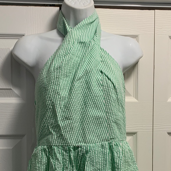 J. Crew Strapless Dress in Mint Green - Picture 2 of 6